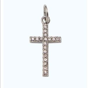 Stella & Dot Keep Rhinestone Cross charm